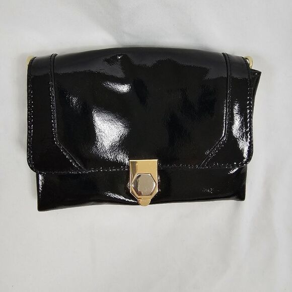 Rebecca Minkoff Jax Studded Patent Leather Crossbody In Black - Picture 2 of 6